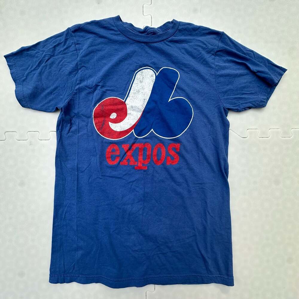 Wright & Ditson Montreal Expos MLB Baseball Graphic T-Shirt